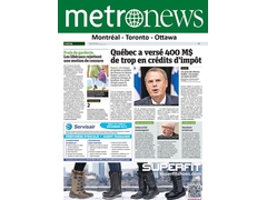 Journal Metro, mois oct-nov-déc, 2014